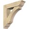 Ekena Millwork Imperial Traditional Rough Sawn Bracket w/ Offset Brace, Douglas Fir, 8"W x 32"D x 32"H BKT0806X32X32IMP01RDF - alternate 1